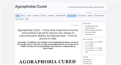 Desktop Screenshot of agoraphobiacured.com