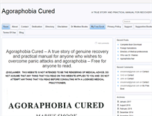 Tablet Screenshot of agoraphobiacured.com